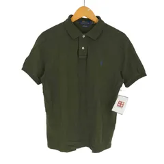 ポロラルフローレン POLO RALPH LAUREN CUSTOM SLIM FIT スモールポニー刺繍  鹿の子ポロシャツ メンズ import：M 