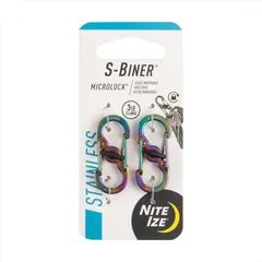 NITE IZE ナイトアイズ エスビナー スペクトラム マイクロロック キーホルダー Sビナー キーリング カラビナ 鍵 ステンレス NI02667 NI02668 NI59107のサムネイル