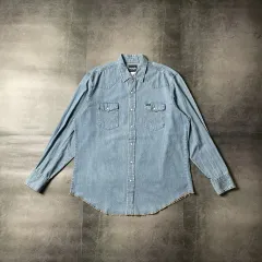 WRANGLER ラングラー ヴィンテージ ウェスタン デニム コットン シャツ A00501