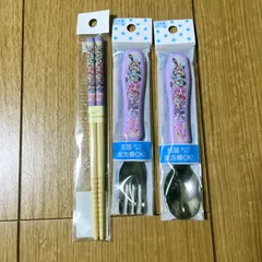 バラ売り☆名探偵プリキュア カトラリー スプーン フォーク 竹箸
