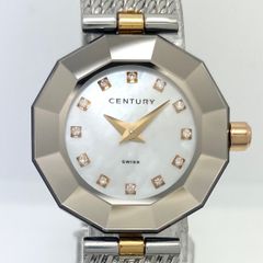 CENTURY センチュリー　カレイド 12Pダイヤ シェル文字盤 CENTURY センチュリー カレイド 12Pダイヤ シェル文字盤 - メルカリ