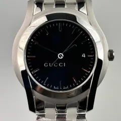 未使用】グッチ GUCCI Gクラス 5500XL YA055518 クォーツ 黒 デイト 