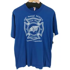 ユーズドフルギ USED古着 {{H.Wolf&Sons}} 80s USA製 シングルステッチ プリント Tシャツ メンズ import：L 