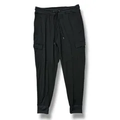 参考上代77000円 1piu1uguale3 25SS JET SET GRANVIA CARGO RIB PANTS カーゴリブパンツ イージーパンツ ウノピュウノウグァーレトレ MDP007 ブラック 5 （97190A）