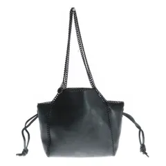 STELLA McCARTNEY (ステラマッカートニー) ファラベラ スモール リバーシブル チェーントート ブラック フェイクレザー