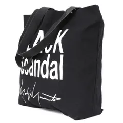 BLACK SCANDAL YOHJI YAMAMOTO Tote Bag Cotton ブラック NH-I07-065のサムネイル