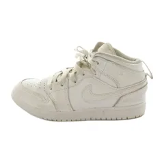 ナイキ NIKE Jordan 1 Mid スニーカー シューズ キッズ 2.5Y 21.5 白 ホワイト 640734-136 /AQ ■OS