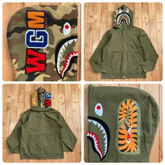 ★復刻★ 初代 1st シャーク パーカー Mサイズ shark full zip hoodie a bathing ape BAPE CAMO エイプ ベイプ アベイシングエイプ yi55