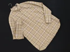 TAKEO KIKUCHI タケオキクチ チェック シャツ sizeM/ライトベージュ ■◇ メンズ