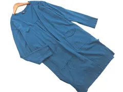 COMME CA ISM コムサイズム バックプリーツ ロング カーディガン size11/緑 ■◇ レディース