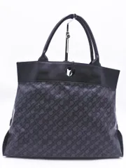 GHERARDINI ゲラルディーニ 総柄 トート バッグ 黒ｘグレー ■■ レディース