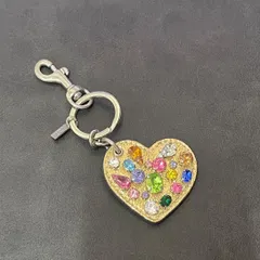 COACH ハート型キーホルダー ゴールド