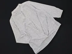 COMME CA ISM コムサイズム ストライプ シャツ size7/ライトグレー ■◇ レディース