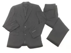 COMME CA ISM コムサイズム ウール混 セットアップ ジャケット パンツ スーツ sizeL/黒 ■◇ メンズ