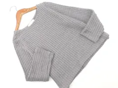 grove グローブ ケーブル編み ニット セーター sizeM/グレー ■◇ レディース