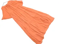 Bou Jeloud ブージュルード ロング フレアスリーブ リボン シャツ ワンピース size38/テラコッタ ■◇ レディース