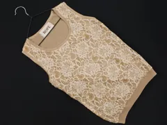 ROPE ロペ レース ニット ベスト sizeM/ベージュ ■◇ レディースのサムネイル