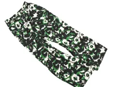 BEAUTY & YOUTH ビューティ&ユース ユナイテッドアローズ 総柄 イージー パンツ sizeS/白ｘ黒x緑 ■◇ レディース