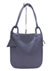 NAKAZAWA 中澤鞄 本革 レザー ショルダー バッグ グレー ■■ レディース