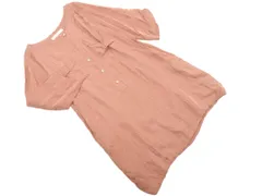 BEAUTY & YOUTH ビューティ&ユース ユナイテッドアローズ ノーカラー チュニック ワンピース ブラウン ■◇ レディース