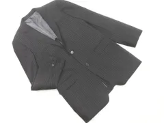 BURBERRY バーバリー BLACK LABEL ブラックレーベル ストライプ テーラード ジャケット size42R/黒 ■◇ メンズ