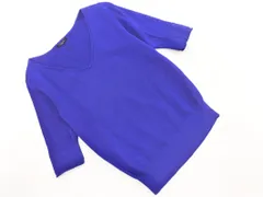 URBAN RESEARCH ROSSO アーバンリサーチロッソ Vネック ニット セーター sizeF/青 ■◇ レディース