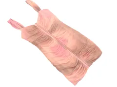 ZARA ザラ グラデーション ギャザー タイト ミニ ワンピース sizeM/ピンクｘベージュ ■◆ レディース