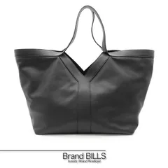 美品 SAINT LAURENT サンローラン Y トート トートバッグ 817602 カーフスキンレザー ブラック ユニセックス