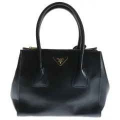 PRADA (プラダ) 2wayバッグ ブラック レザー ハンドバッグ ショルダーバッグ 1BG625