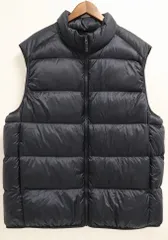 UNIQLO ウルトラライトダウンベスト ネイビー ３XL メンズ レディース 男女兼用 311-439807(14-07) ユニクロ 大きいサイズ 2-P126/1/TC