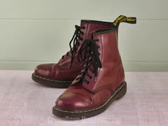 E437 メンズ Dr.Martens 8ホールブーツ エンジ 25.5cmくらい