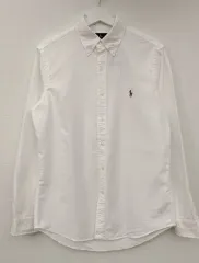 ポロ ラルフ ローレン クラシックフィット ベーシック オックスフォード シャツ (ホワイト M)