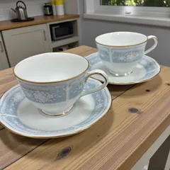 NORITAKEレースウッドゴールド　カップ＆ソーサー ペア