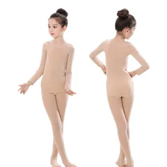 【在庫処分】コスチューム用 肌着 伸びる キッズ ストレッチ素材 肌色 子供 インナー 100~160cm 子供服 防寒インナー