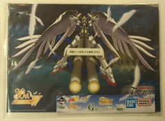 BANDAI SPIRITS 이치 반 쿠지 신기동 전기 건담 W 30th Anniversary G상 윙 제로 EW(트윈 버스터 라이플) 클리어 포스터