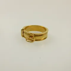 【姫路東店】 中古 HERMES | エルメス リング・指輪 サンチュールベルトモチーフスカーフリング ゴールド 【135】