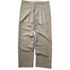 90s Dockers Polyester 2Tuck Slacks ベージュ W36 L30 ドッカーズ スラックス