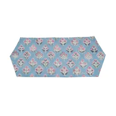 刺繍ロゴリバーシブルかごバッグカバー L MI×GY 花柄