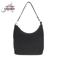 GUCCI グッチ ホーボー ブラウン ダークブラウン シルバー金具 GGキャンバス/レザー 28335 ショルダーバッグ ワンショルダー  600961【中古】