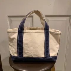 L.L.Bean Boat and Tote ボートアンドトート　ビーントートバッグ　ミニ　ネイビー　アメリカ製　エルエルビーン