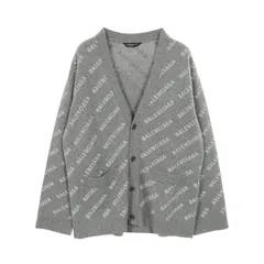バレンシアガ BALENCIAGA カーディガン ニット 733855 グレー カシミヤ ウール カーディガン レディース Used Aのサムネイル