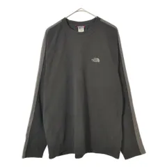 THE NORTH FACE ノースフェイス 長袖フリースＴシャツ アウトドア ブラック(メンズ L)中古 古着 X3418