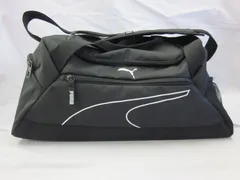 puma  ボストンバッグ　プーマ  ファンダメンタルスポーツバッグS　090331　メンズ　レディース　27L　スポーツバッグ    ユニセックス　大人　子供　バッグ　スポーツ　旅行　部活  修学旅行 トラベル　ブラック