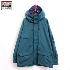 80s vintage Eddie Bauer 裏地チェック マウンテンパーカー メンズ XLサイズ相当 ビッグサイズ オーバーサイズ