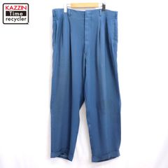 70s~ ギャバジンスラックス ブラック ヴィンテージレーヨン 50s - メルカリ