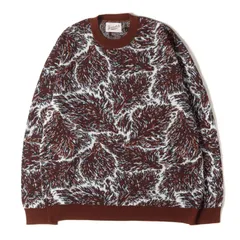 【美品】TENDERLOIN テンダーロイン ニット ブラウン サイズ:XL | ウルフ柄 ウールニット セーター(T-SWEATER WOLF) | トップス プルオーバー【メンズ】【中古】のサムネイル