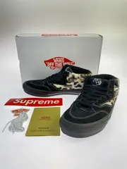 【中古品】Supreme シュプリーム × VANS バンズ LEOPARD HALF CAB 靴 シューズ スニーカー 【162-260225-AS-56-min】