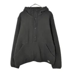 THE NORTH FACE ノースフェイス ハーフスナップ フリースジャケット アウトドア ブラック(メンズ L)中古 古着 X3456
