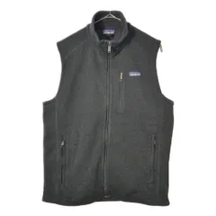 patagonia パタゴニア ベターセーター フリースベスト アウトドア ブラック(メンズ M)中古 古着 X3458
