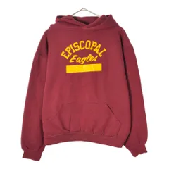 80年代 USA製 RUSSELL ATHLETIC ラッセル スウェット パーカー ワインレッド(メンズ M)中古 古着 X3703